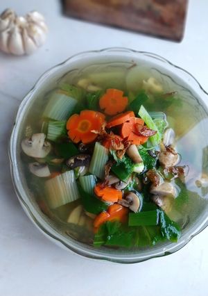 Foto resep Sup jamur kancing