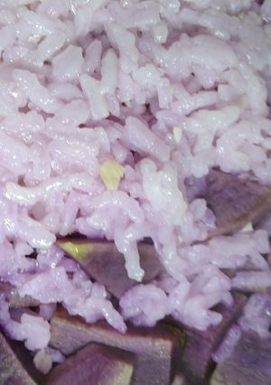 A picture of Purple Rice.