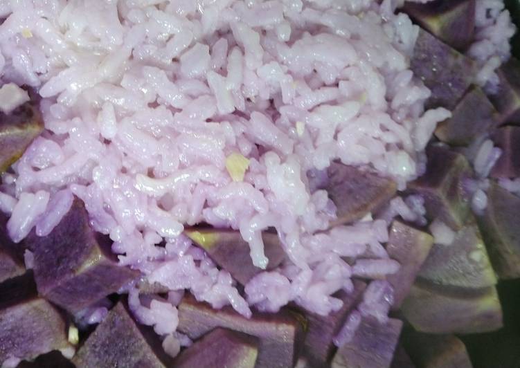 Recipe: Yummy Purple Rice