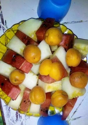 صورة لوصفة سلطة فواكه سريعه
