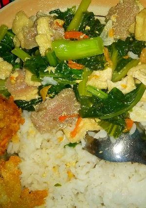 Foto resep Orak arik sawi hijau,tahu dan bakso