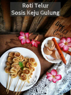 Foto resep •• Roti Telur Sosis Keju Gulung