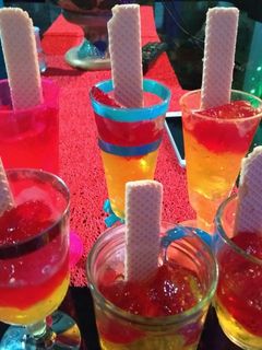 Una foto de Gelatina con fruta