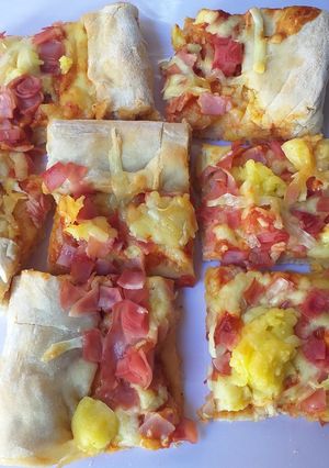 Una foto de Pizza