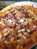 Pasta con carne y queso!¡🍜