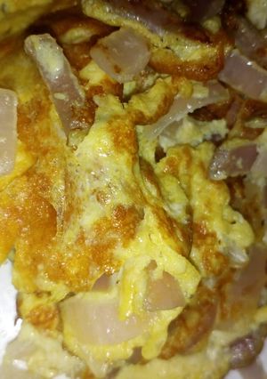 A picture of Onion omelette.