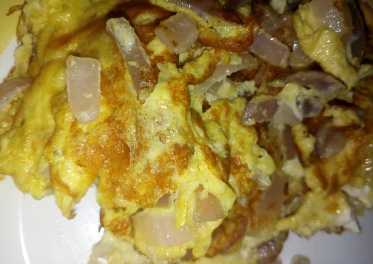 Step-by-Step Guide to Prepare Speedy Onion omelette