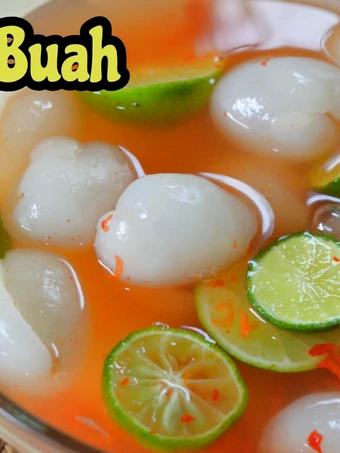 Easy Steps to Make Recipes Asinan Buah Rambutan the Delicious So Delicious.