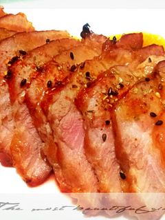【假賢妻良母】 - 氣炸鍋做照燒醬叉燒肉 的食譜成品照片