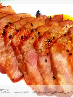 【假賢妻良母】 - 氣炸鍋做照燒醬叉燒肉 的食譜成品照片
