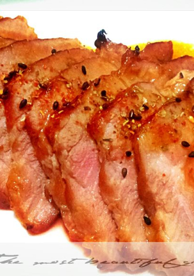 【假賢妻良母】 - 氣炸鍋做照燒醬叉燒肉 的食譜成品照片