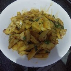 A picture of Jeera aalu.