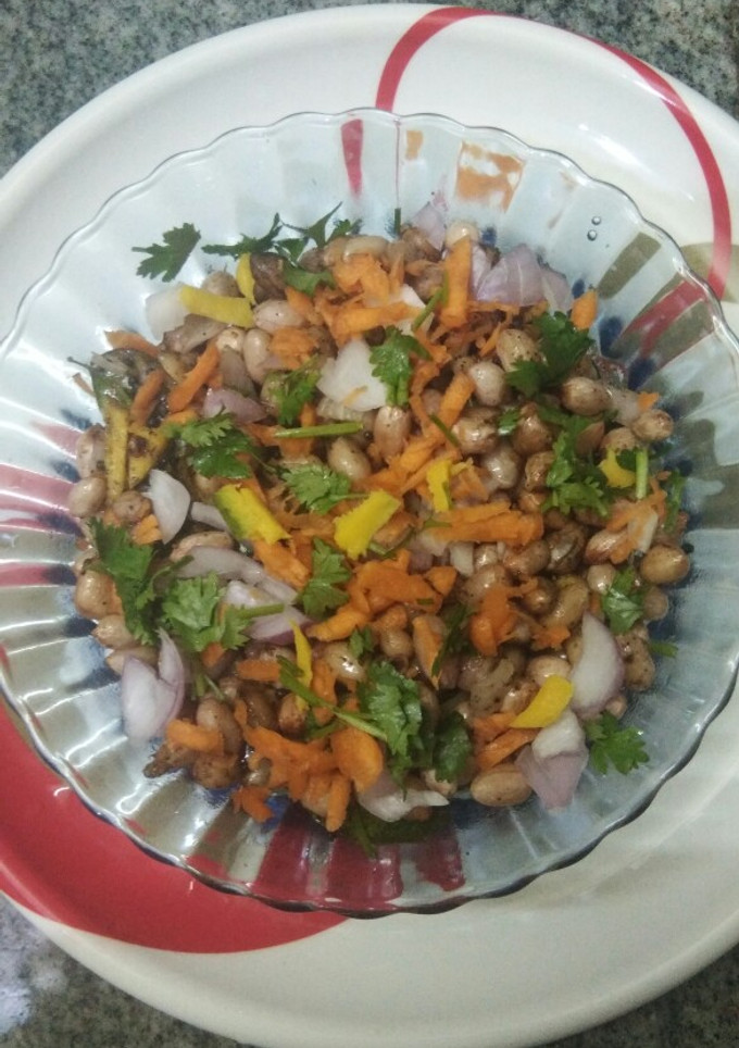 வேர்க்கடலை மிளகு சுண்டல்(Beach Style) செய்முறை முக்கிய புகைப்படம்