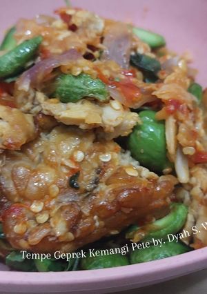 Foto resep Tempe Geprek Kemangi Pete