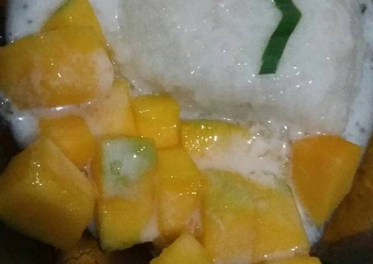 Resep Manggo sticky rice yang Enak