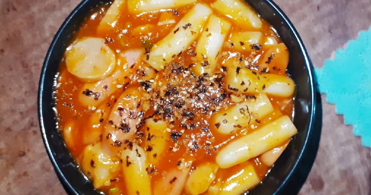 Resep Tteokbokki Simpel Tanpa Gochujang Oleh Dyah Kaartika Cookpad