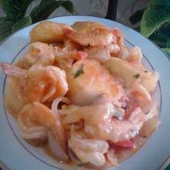 รูปของ 12.Tofu udang saus mentega