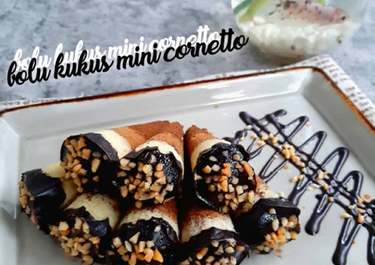 Bolu Kukus Mini Cornetto