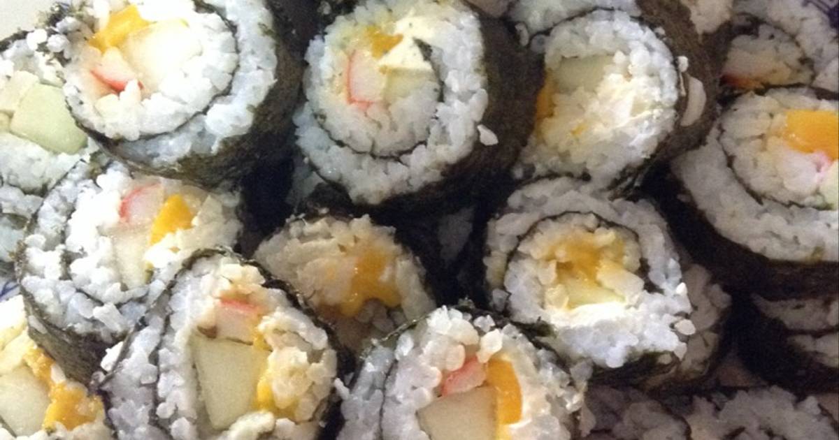 sushi con mango