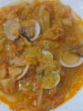 Repollo con almejas
