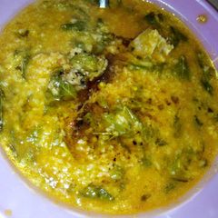 Maize gritz pottage A picture of Maize gritz pottage.