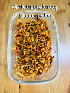 Foto resep Orek Tempe Kering Manis Pedas
