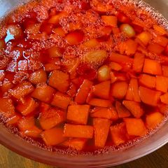 A picture of Fruit jello.