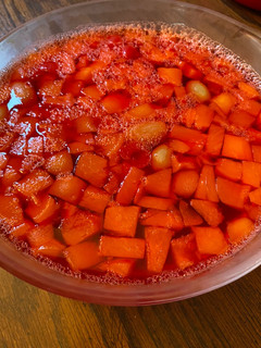 A picture of Fruit jello.