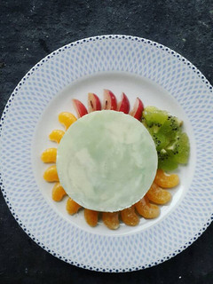 Foto resep Puding kelapa muda ft fresh fruit