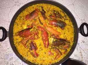 Una foto de Arroz con bogavante
