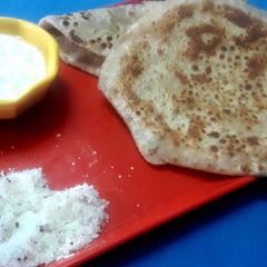 A picture of Amulchini paratha and nadia paratha.
