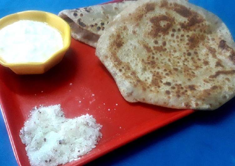 Amulchini paratha and nadia paratha