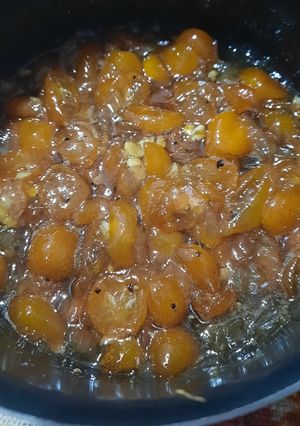 Una foto de Toque cítrico en mi cocina, Chutney de quinotos