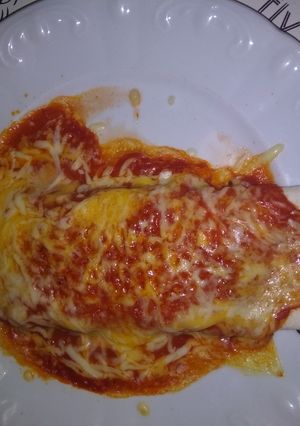 A picture of Chicken Enchiladas.