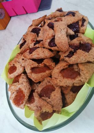 Tepertős-lekváros papucsok recept fotója