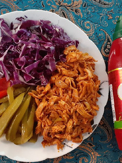 عکسی از دستور ساندویچ مرغ بندری😋😋