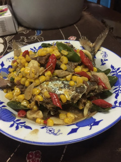 Foto resep Tumis Ikan Asin Peda Jagung Manis