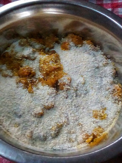 A picture of Onion Sauce Porridge Beans and Garri Pudding.