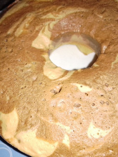 Una foto de Bizcochuelo marmolado sin leche