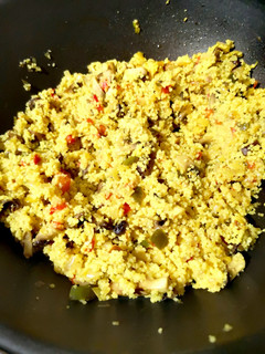 Una foto de Couscous de verduras