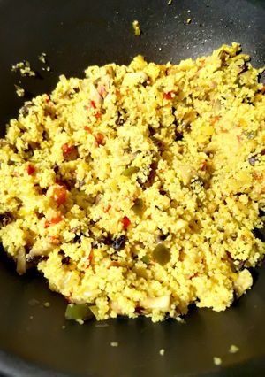 Una foto de Couscous de verduras