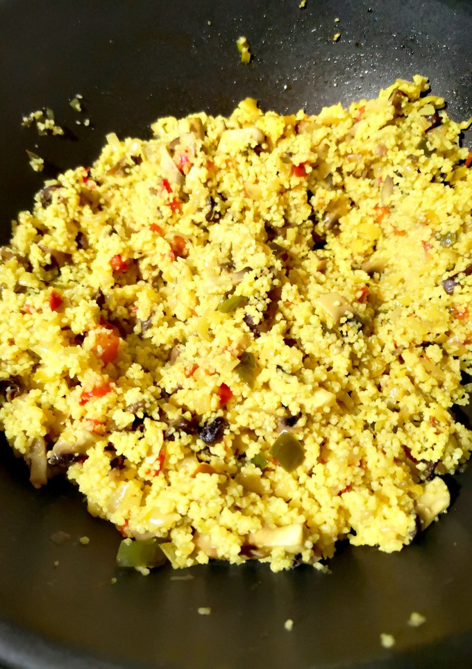 Una foto de Couscous de verduras