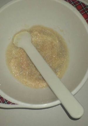 Foto resep Mpasi Bubur nasi+kacang panjang+tahu