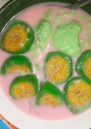 Foto resep Es Pisang Hijau