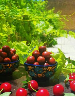 عکسی از دستور ترشی آلبالو