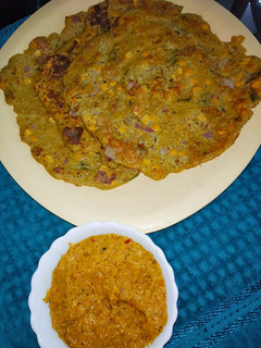 கார தோசை (kaara Dosa Recipe in Tamil) செய்முறை முக்கிய புகைப்படம்