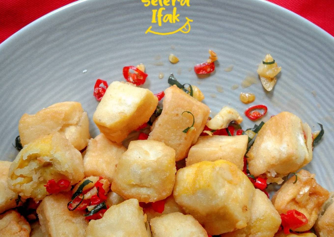 97. Tahu crispy cabe garam daun jeruk