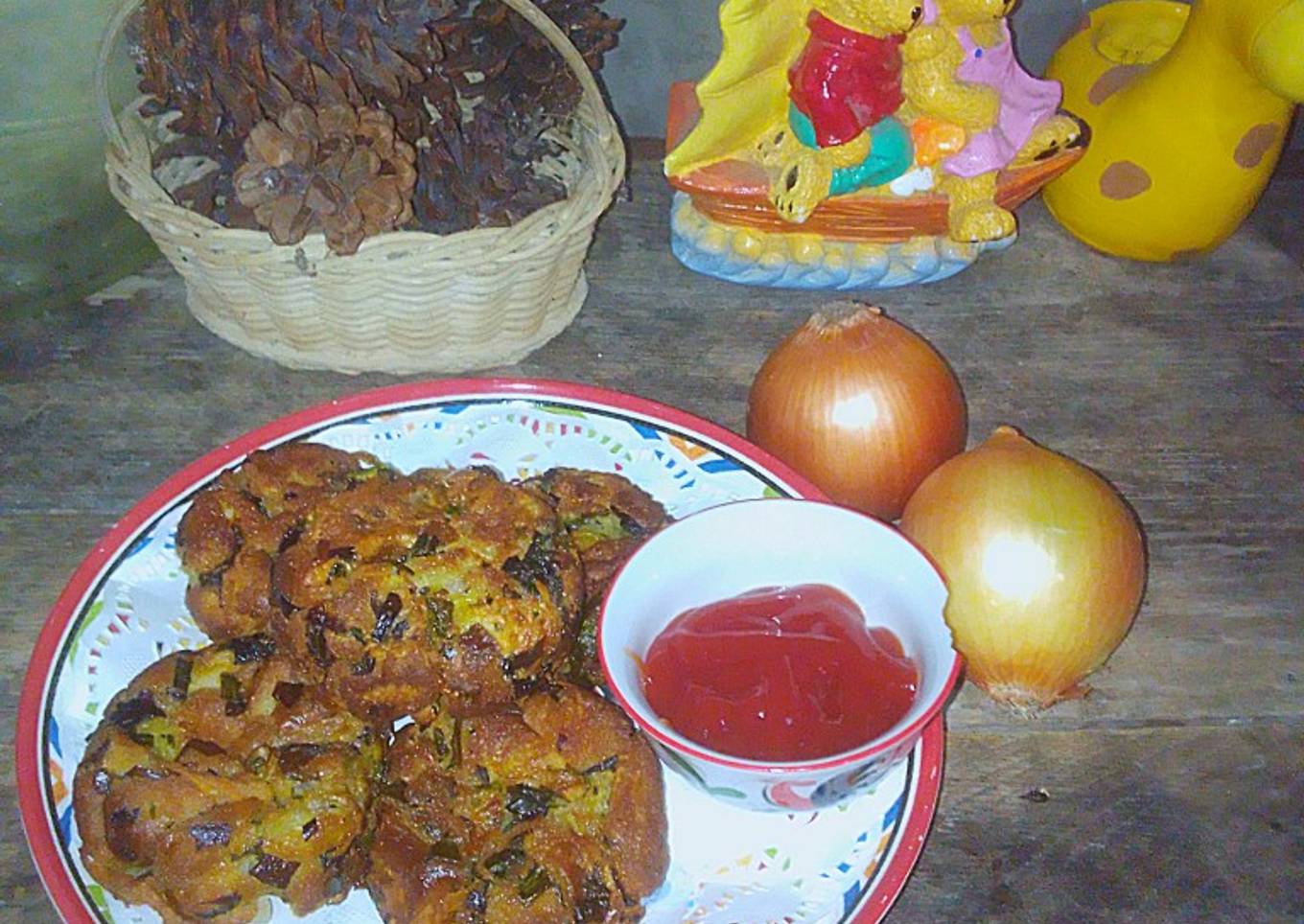 Omelette Roti Tawar Dgn Jamur Kuping Tnp MSG~Cetakan Kue Lumpur
