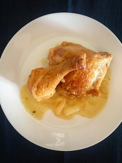 Una foto de Pollo en salsa al estilo conventual