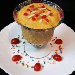 A picture of Carrot Sabudana Kheer.
